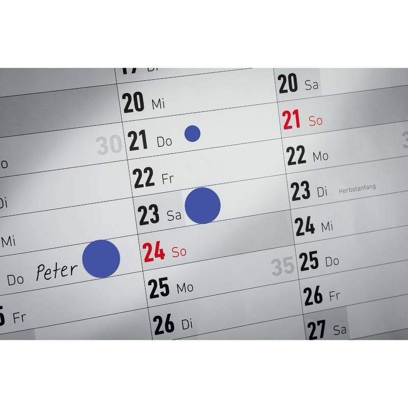 AVERY Zweckform Markierungspunkte, 19 mm, blau, Spender (72038570)-2