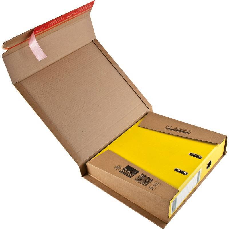 ColomPac Universelle Ordner-Versandbox 35 - 80 mm, braun-2