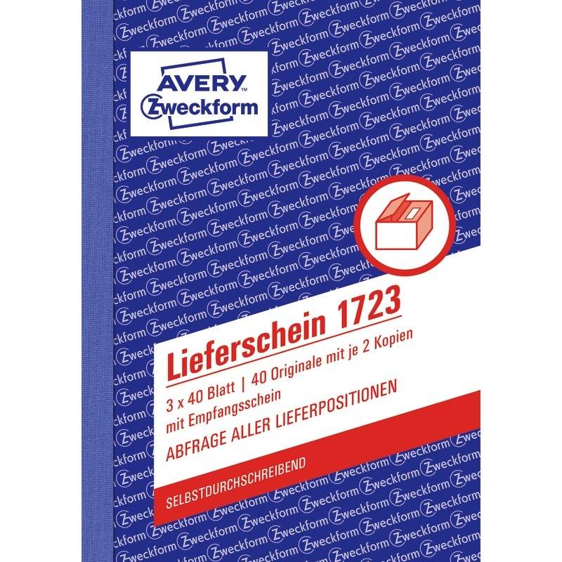 Avery Zweckform - Lieferliste - 40 Blatt - A6-0