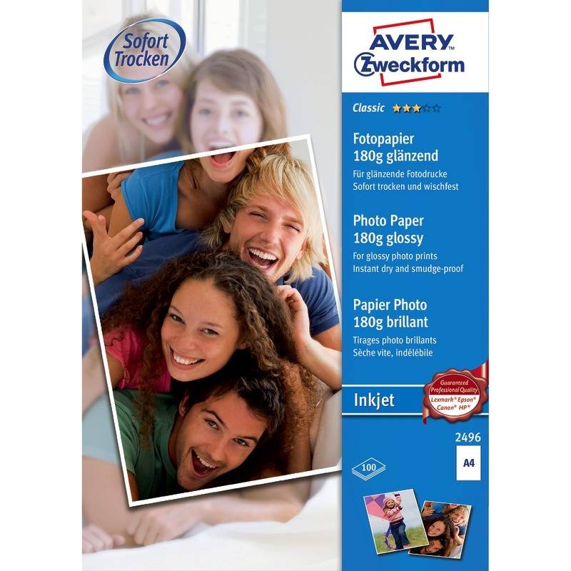 Avery Zweckform Everyday - Halbglänzend - weiß - A4 (210 x 297 mm)-0