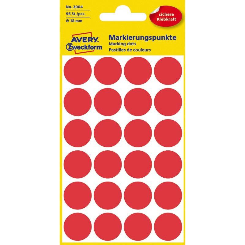 Markierungspunkt 18mm rot 96 St./Pack. - Artikel: 129004630-0
