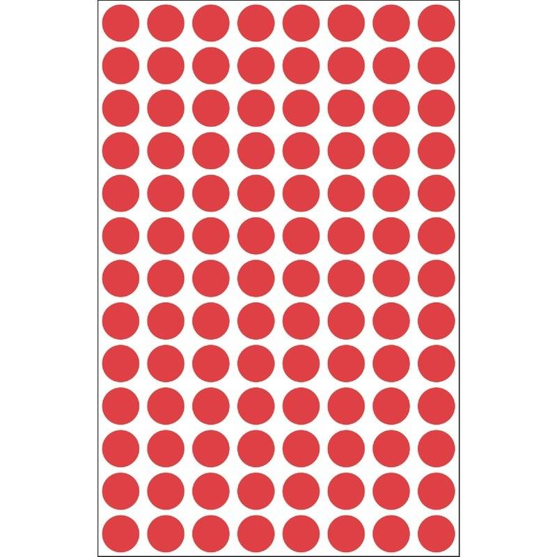 Markierungspunkt 8mm rot 416 St./Pack. - Artikel: 129006630-1