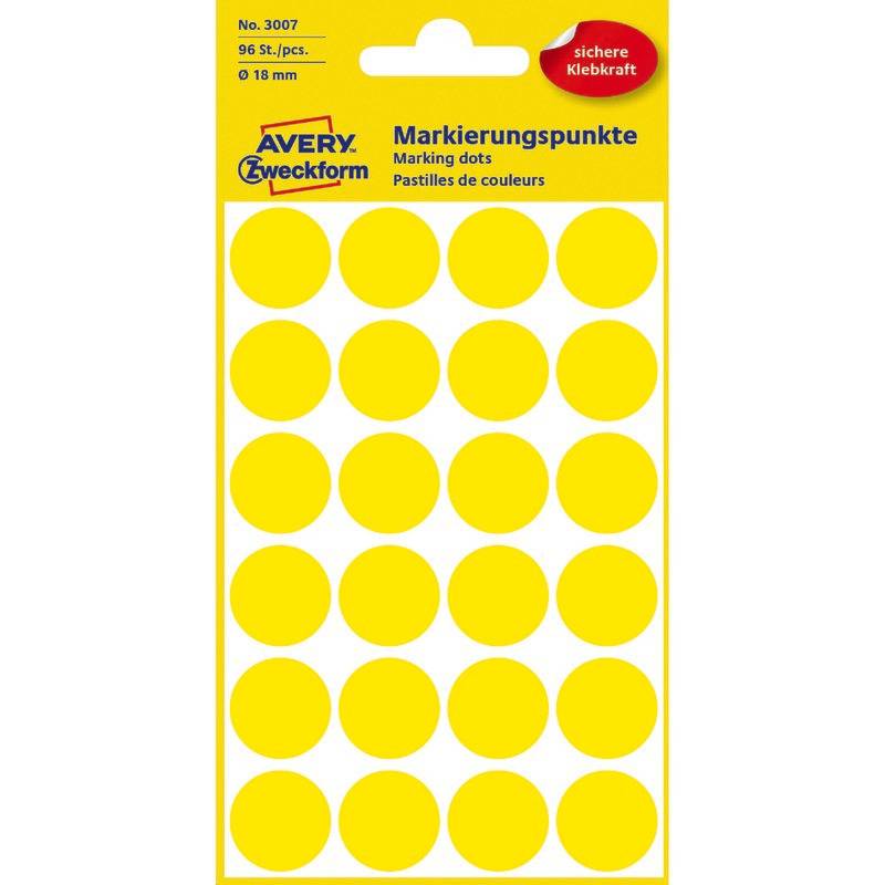 Markierungspunkt 18mm gelb 96 St./Pack. - Artikel: 129004610-0