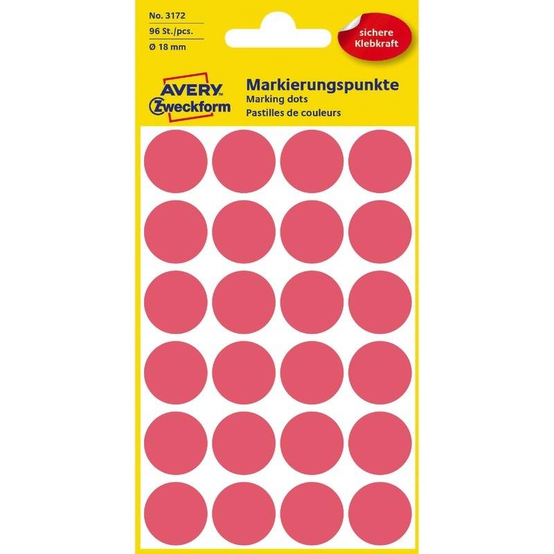 Markierungspunkt 18mm leuchtrot 96 St./Pack. - Artikel: 129004638-0