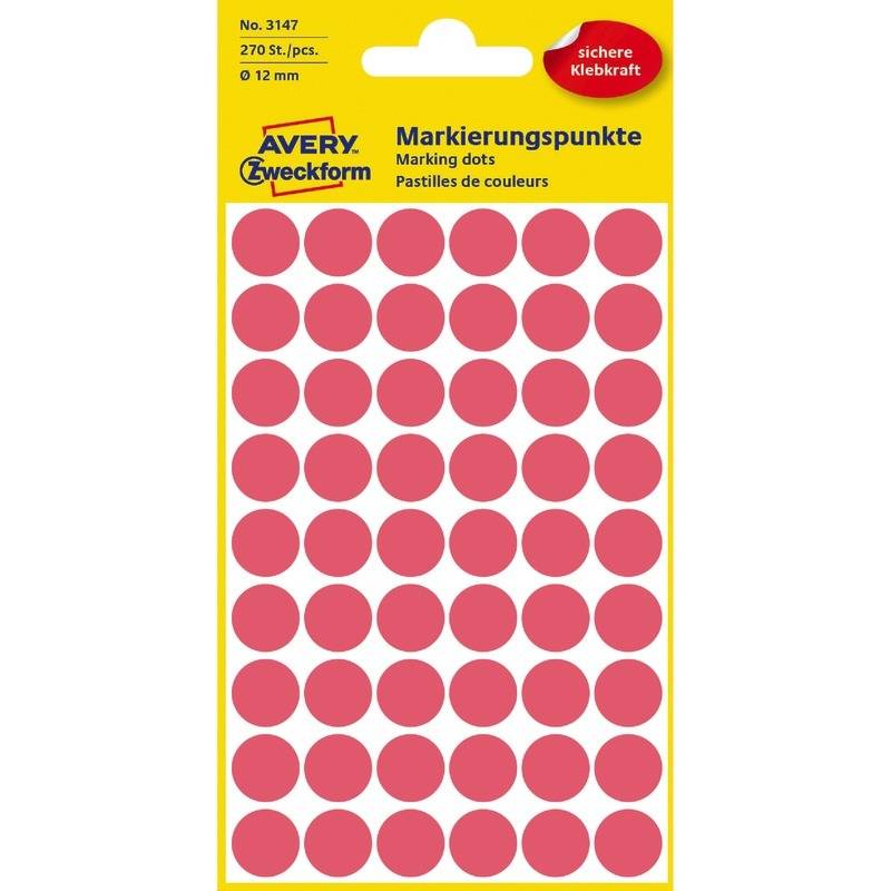 Markierungspunkt 12mm leuchtrot 270 St./Pack. - Artikel: 129002438-0