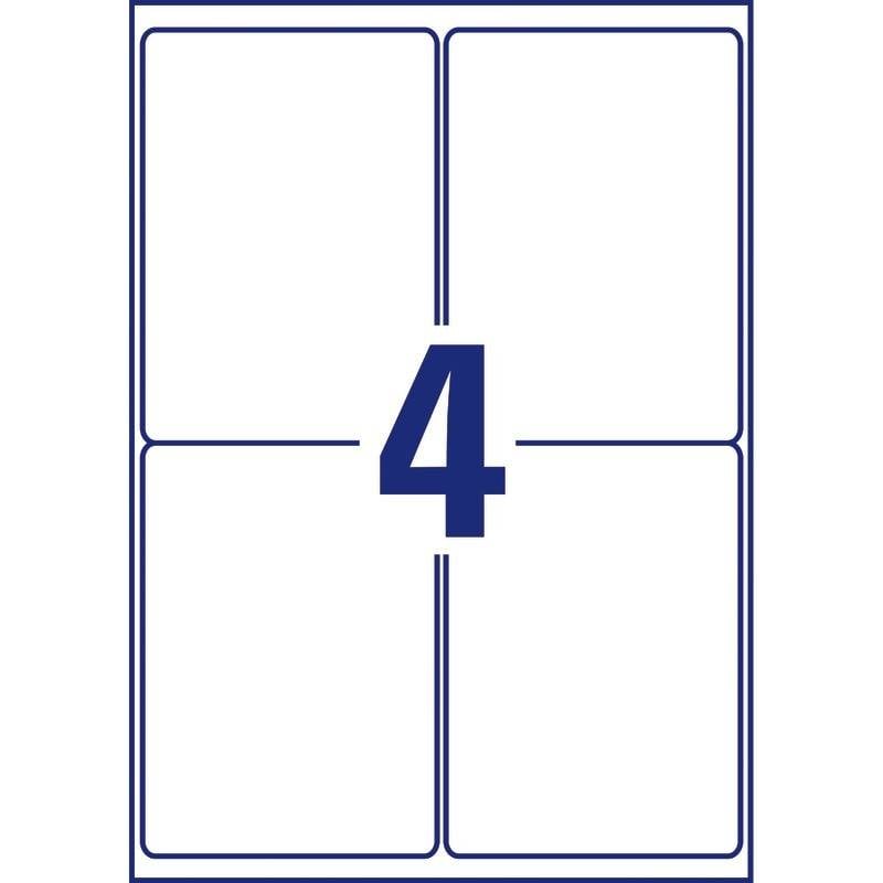 AVERY® Zweckform L7994-25 Versandetiketten, 99,1 x 139 mm, 25 Bogen/100 Etikette-1