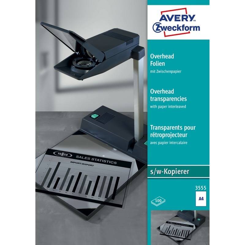 Kopierfolie klar A4 100 St./Pack. - Artikel: 157079800-0