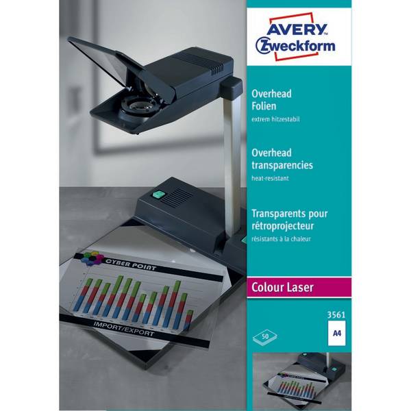AVERY ZWECKFORM - Avery 3561 - Klar - A4 (210 x 297 mm) 50 Stck.