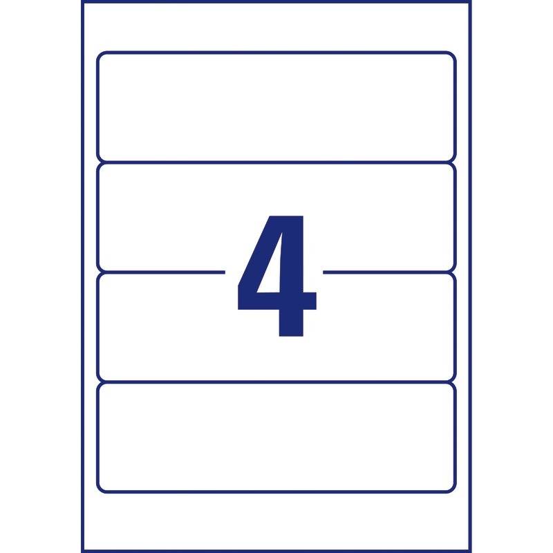 AVERY® Zweckform L6061-10 Ordnerrücken-Etiketten, 59 x 192 mm, 10 Bogen/40 Etike-1