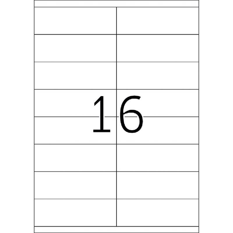 HERMA PREMIUM Etiketten 4427, A4, 105 x 35 mm, weiß, permanent haftend-1