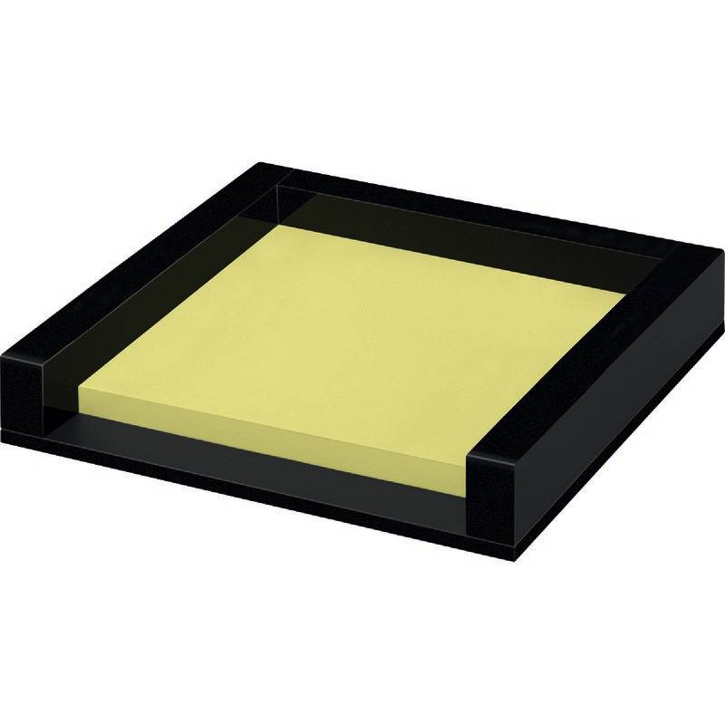 WEDO Acryl Zettelbox Haftnotizen Black Office-0