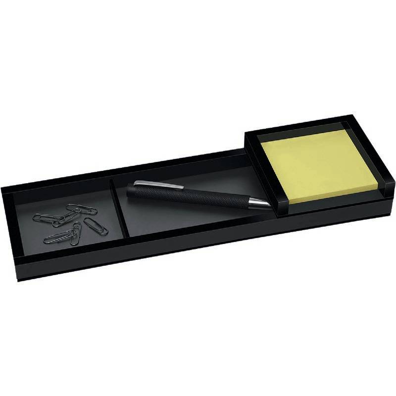 WEDO Acryl Zettelbox Haftnotizen Black Office-1