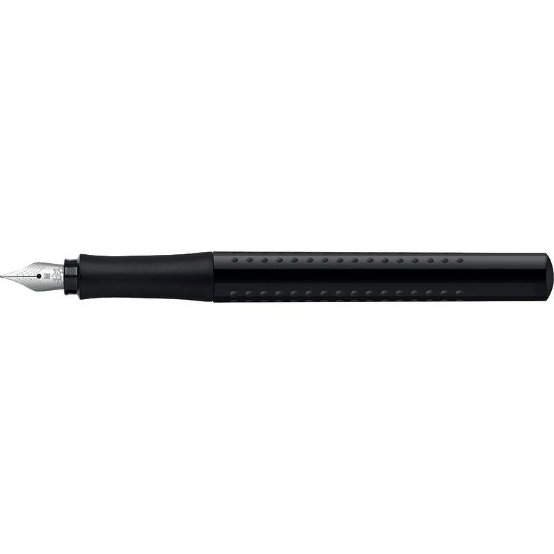 Faber-Castell 140816, Schwarz, Kartuschenfüllsystem, Edelstahl, Beidhändig-0