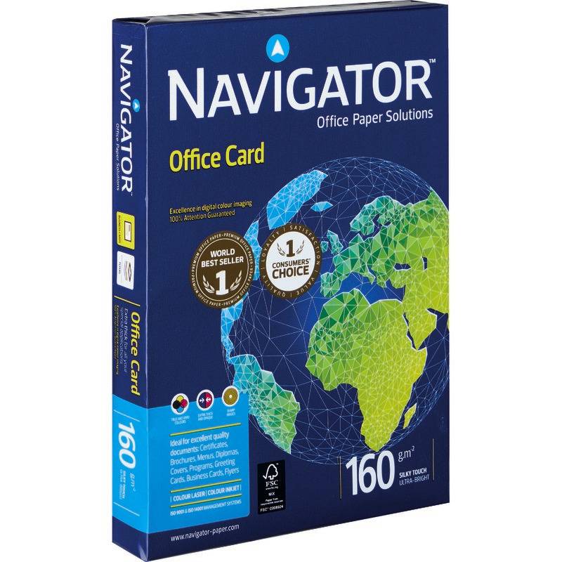 NAVIGATOR Kopierpapier Office Card, DIN A4, 160 g/m², 250 Blatt-2