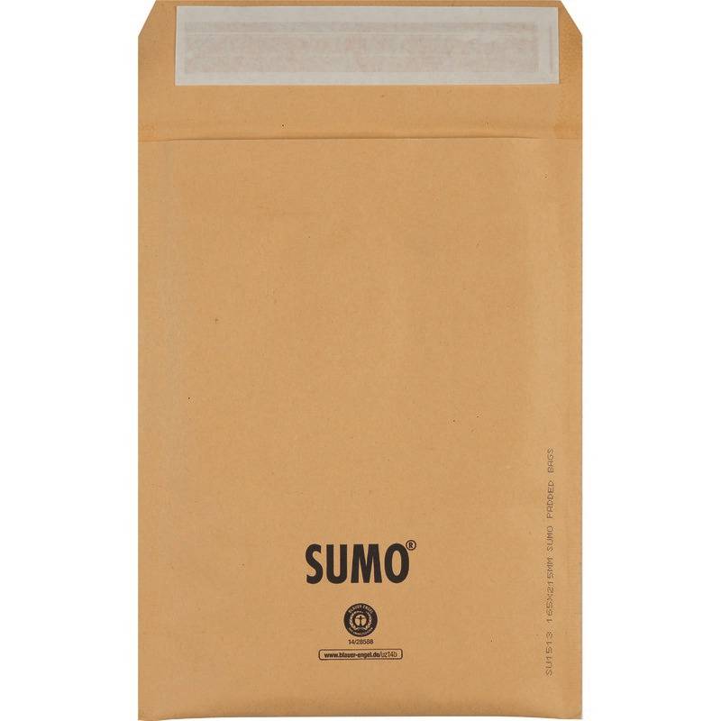 SUMO Polster-Versandtasche Typ C, 165 x 215 mm, natron braun, haftklebend, Pack:-1