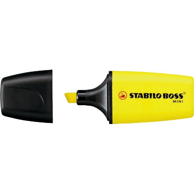 STABILO BOSS MINI 3er Etui, gelb, blau, pink-1