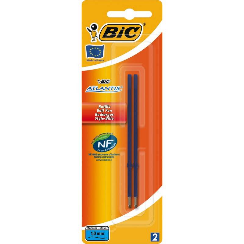 Kugelschreibermine IS1197 dokumentenecht 0,4 mm blau Blister à 2 Stück.-0