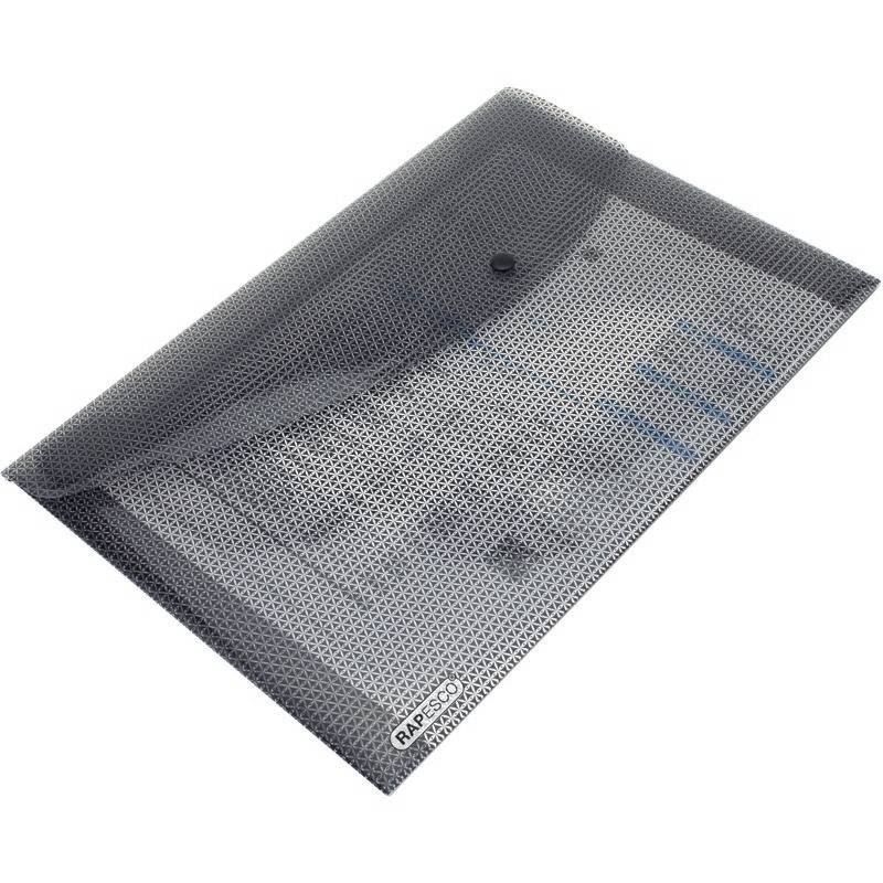 RAPESCO® Dokumentenmappe Blickschutz DIN A4 mit Klappe, Packung: 5 Stück-0