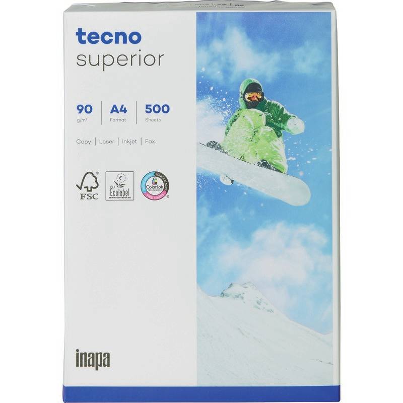 tecno Multifunktionspapier superior, A4, 90 g/qm (8015015)-0