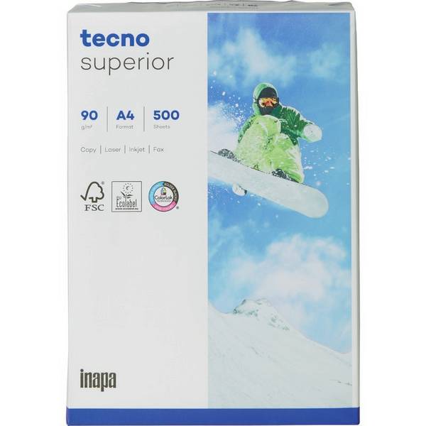 tecno Multifunktionspapier superior, A4, 90 g/qm (8015015)