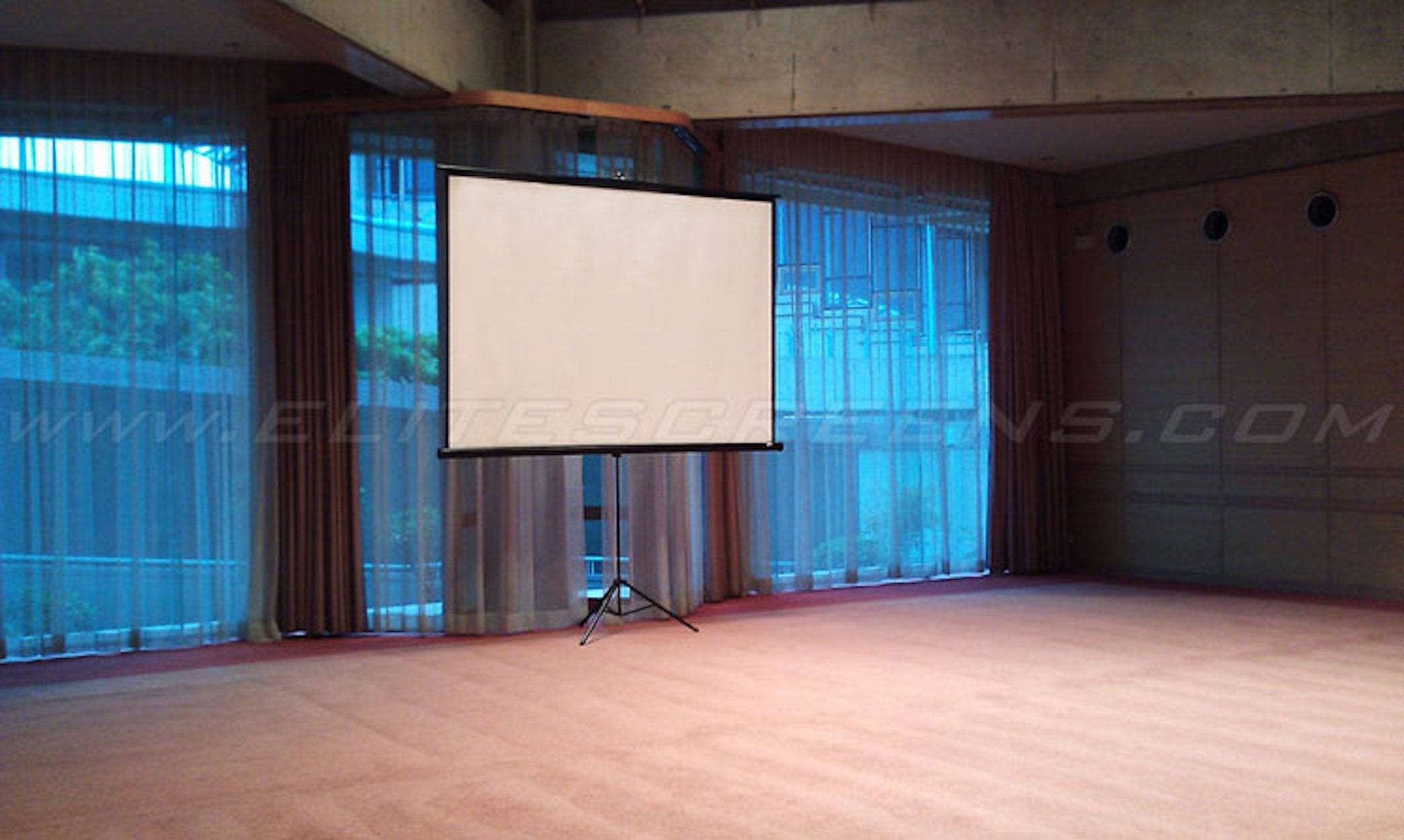 Elite Screens Elite Tripod Series T92UWH - Projektionsbildschirm mit Stativ - 23-6
