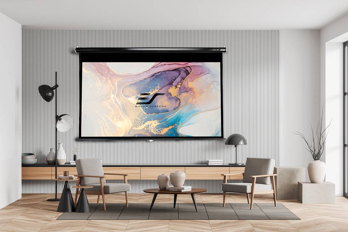 MANUELLE ROLLOLEINWAND-Schwarz / 16:9 / 203 x 115-MaxWhite- Elite Screens Leinwand-3