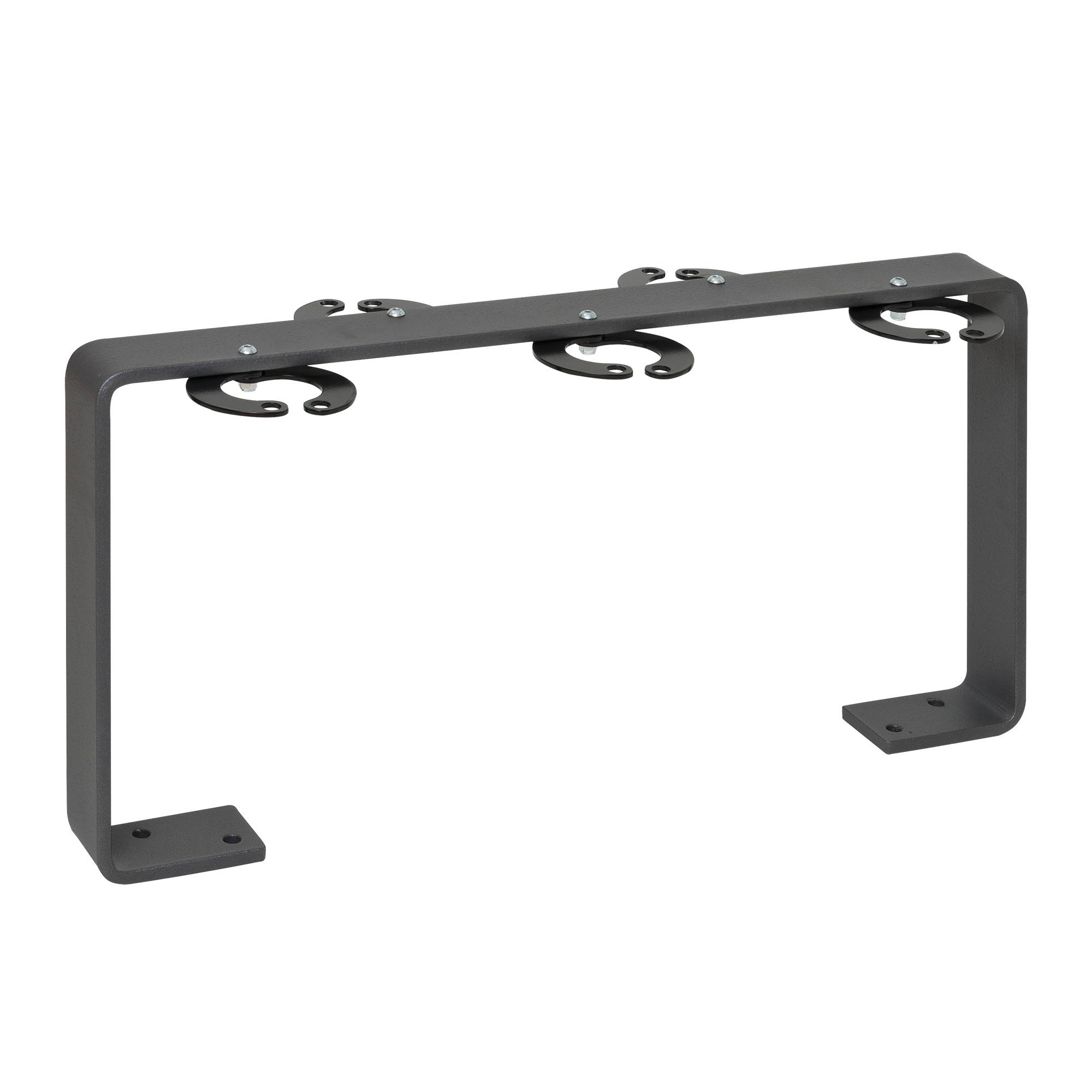Scooter-Parker, 5 Einstellplätze, Flachstahl 70x10 mm, gebogen, feuerverzinkt un-0
