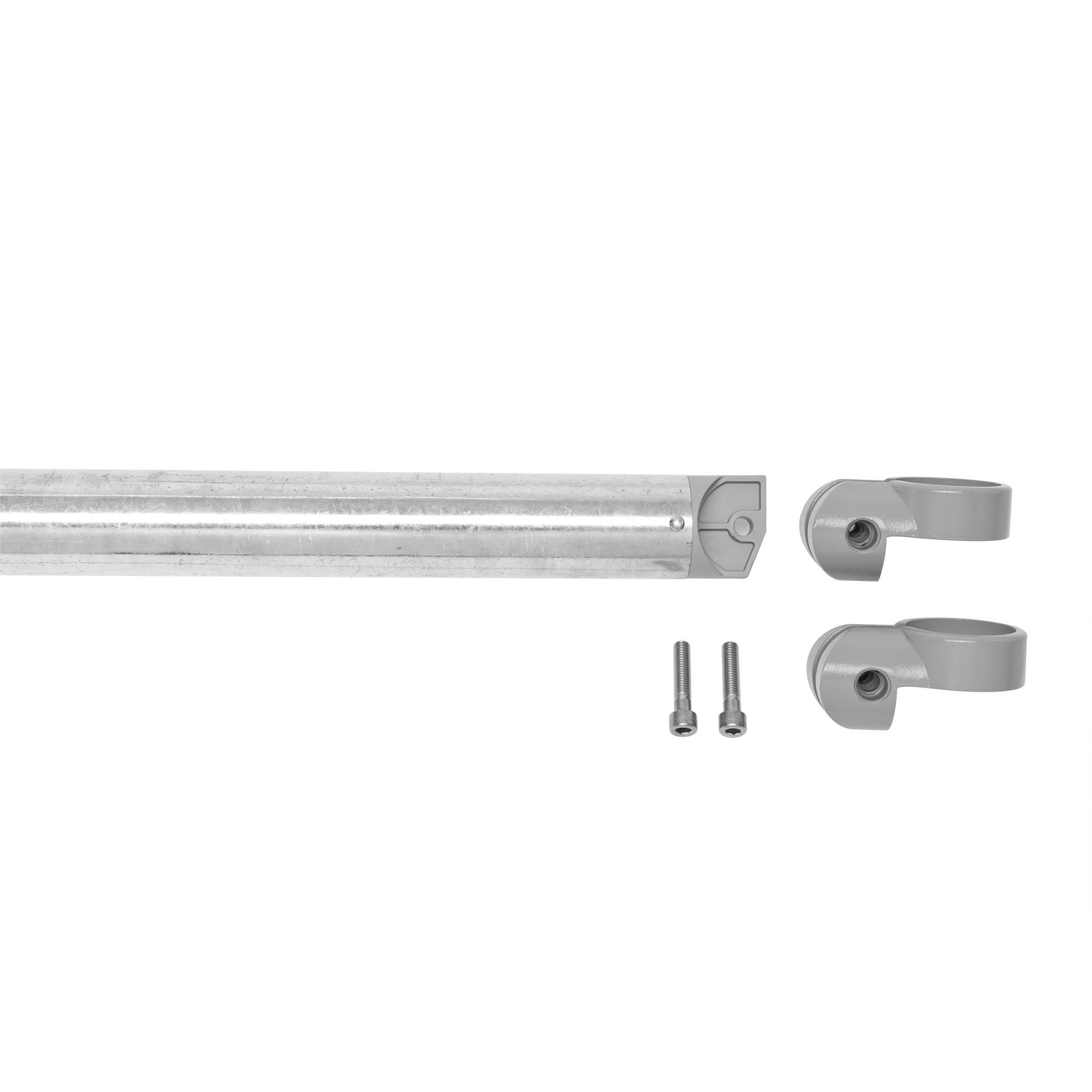 MORION-Systemgeländer, Querrohr 60/2000 mm, Wandstärke: 2 mm, feuerverzinkt, kom-2