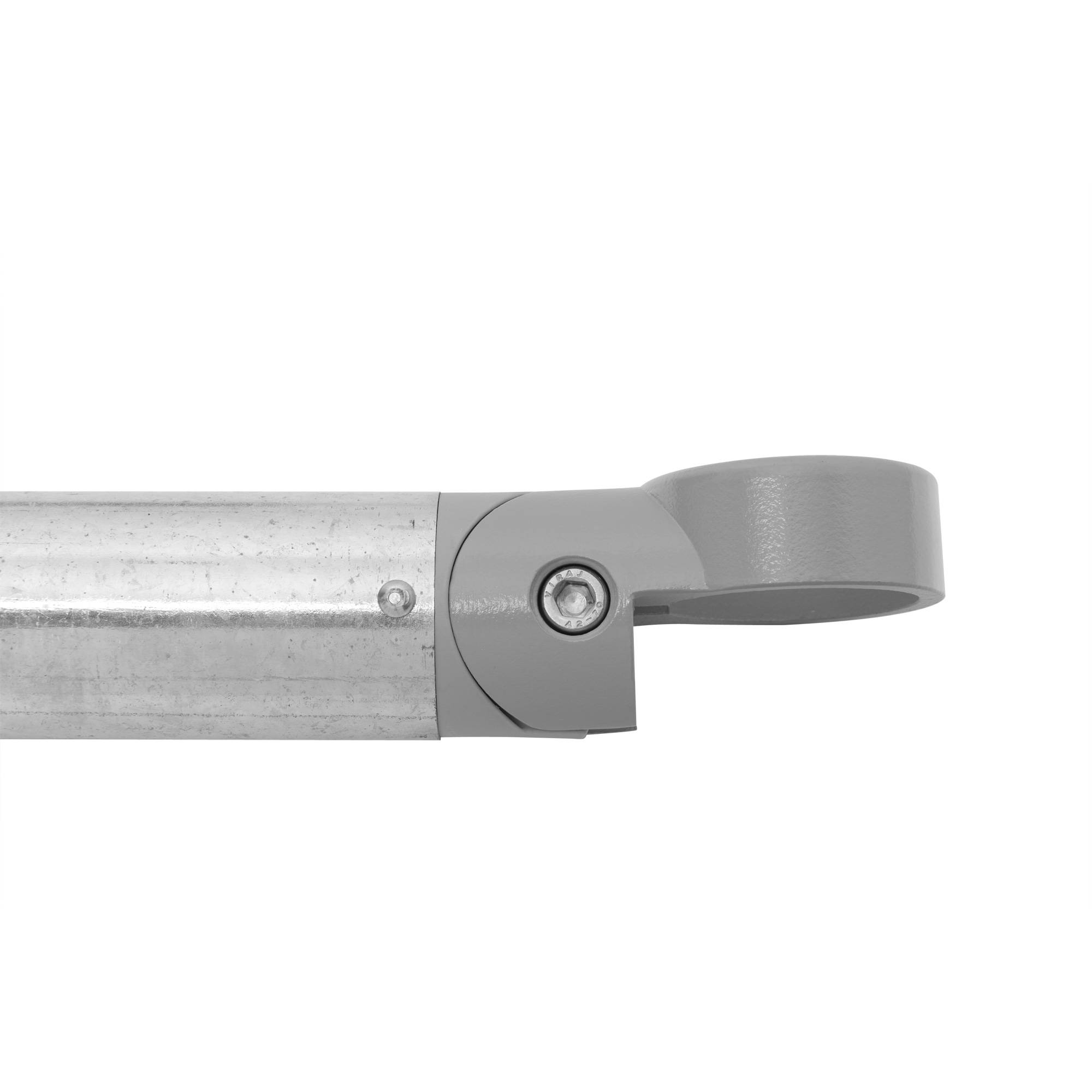 MORION-Systemgeländer, Querrohr 60/2000 mm, Wandstärke: 2 mm, feuerverzinkt, kom-3