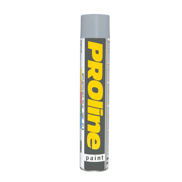 PROline-paint Linienmarkierfarbe, 750 ml-Jumbo-Dose, grau (RAL 7042).
