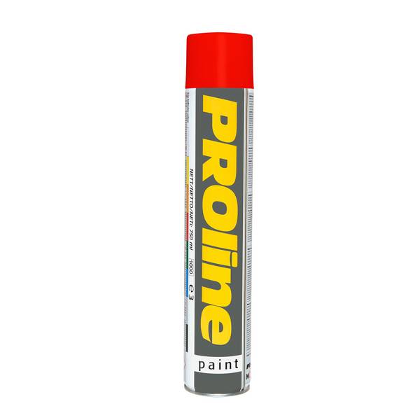 PROline-paint Linienmarkierfarbe, 750 ml-Jumbo-Dose, rot (RAL 3020).