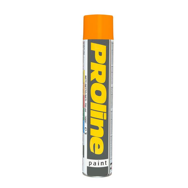 PROline-paint Linienmarkierfarbe, 750 ml-Jumbo-Dose, orange (RAL 2009).