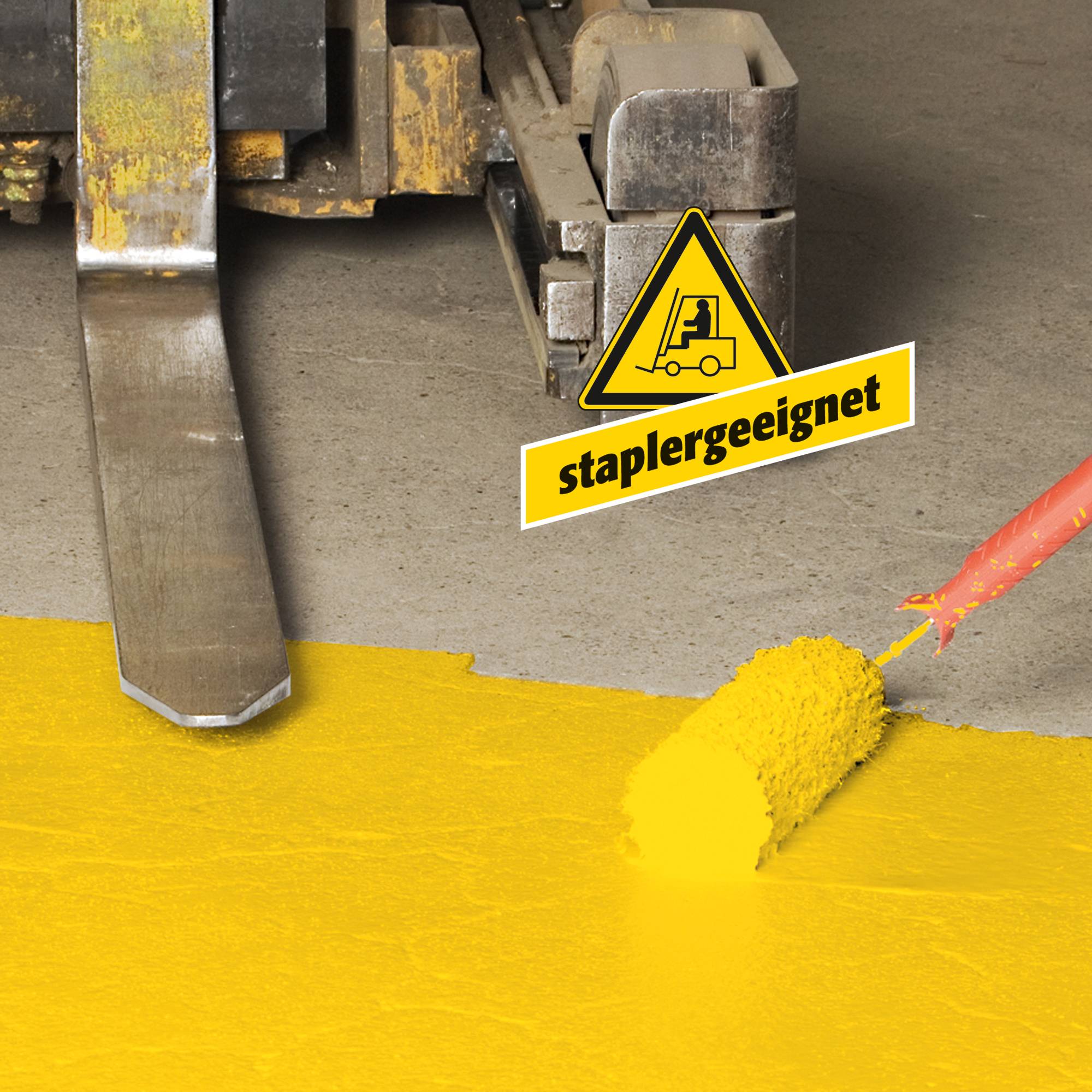 PROline-paint-Antirutsch Hallenmarkierfarbe 5 l-Gebinde, gelb, RAL 1003-3