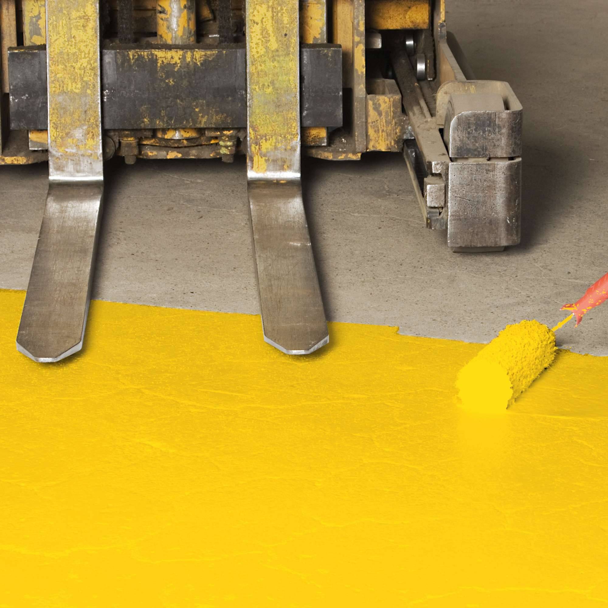 PROline-paint-Antirutsch Hallenmarkierfarbe 5 l-Gebinde, gelb, RAL 1003-0