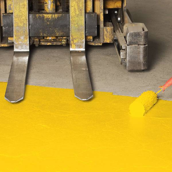 PROline-paint-Antirutsch Hallenmarkierfarbe 5 l-Gebinde, gelb, RAL 1003