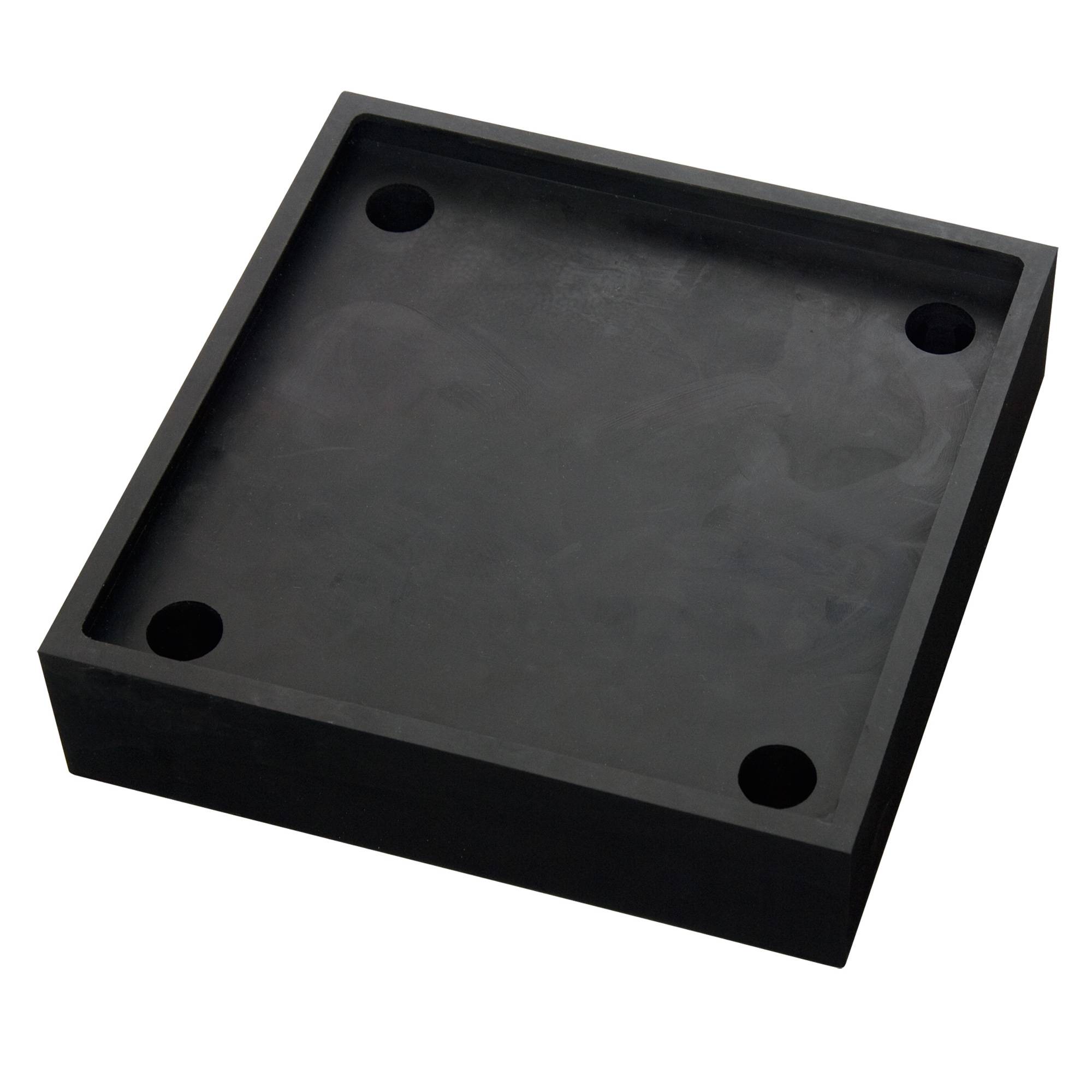 PU-Federelement schwarz, 206/206/50 mm, mit 4 Federn, für RammschutzGeländer SWI-0