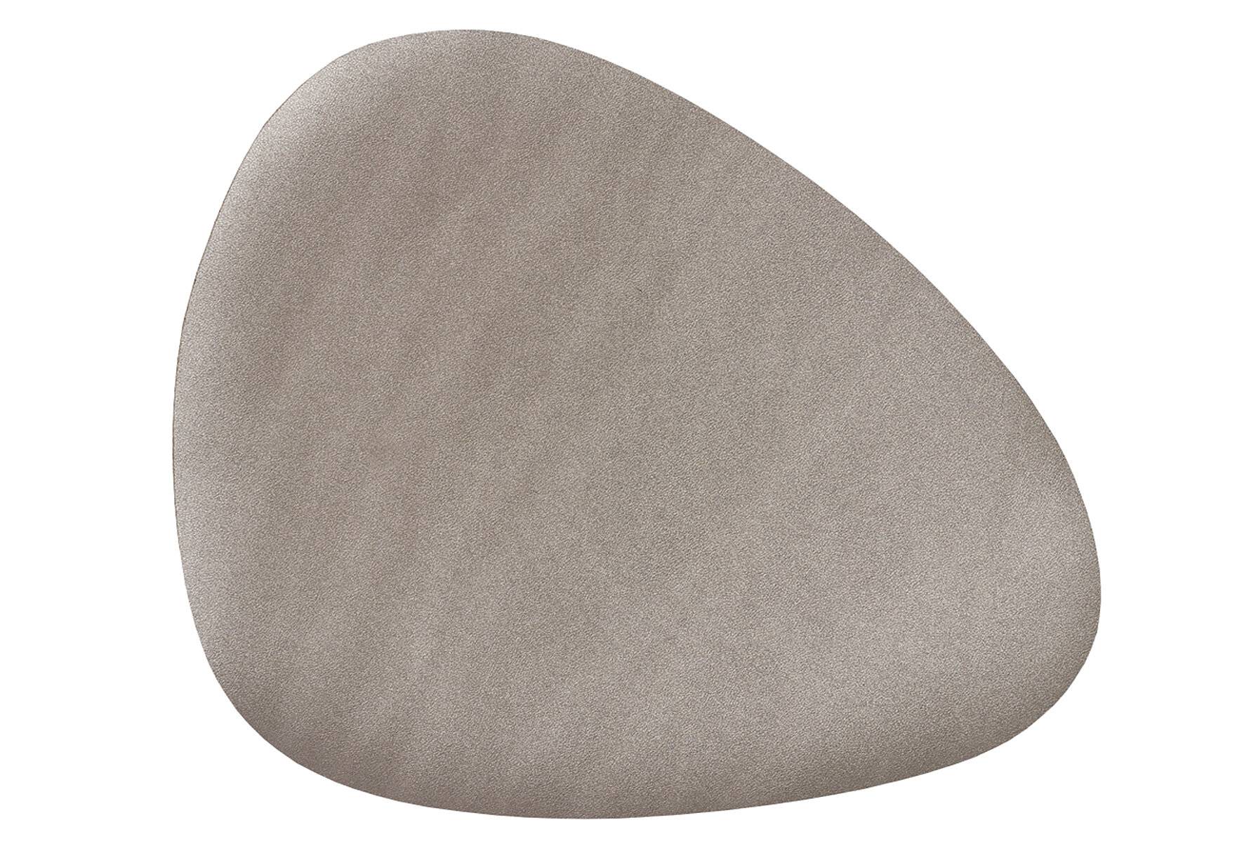 Zeller 27051 Platzset, Kunstleder, metallic taupe, ca. 42 x 34-0