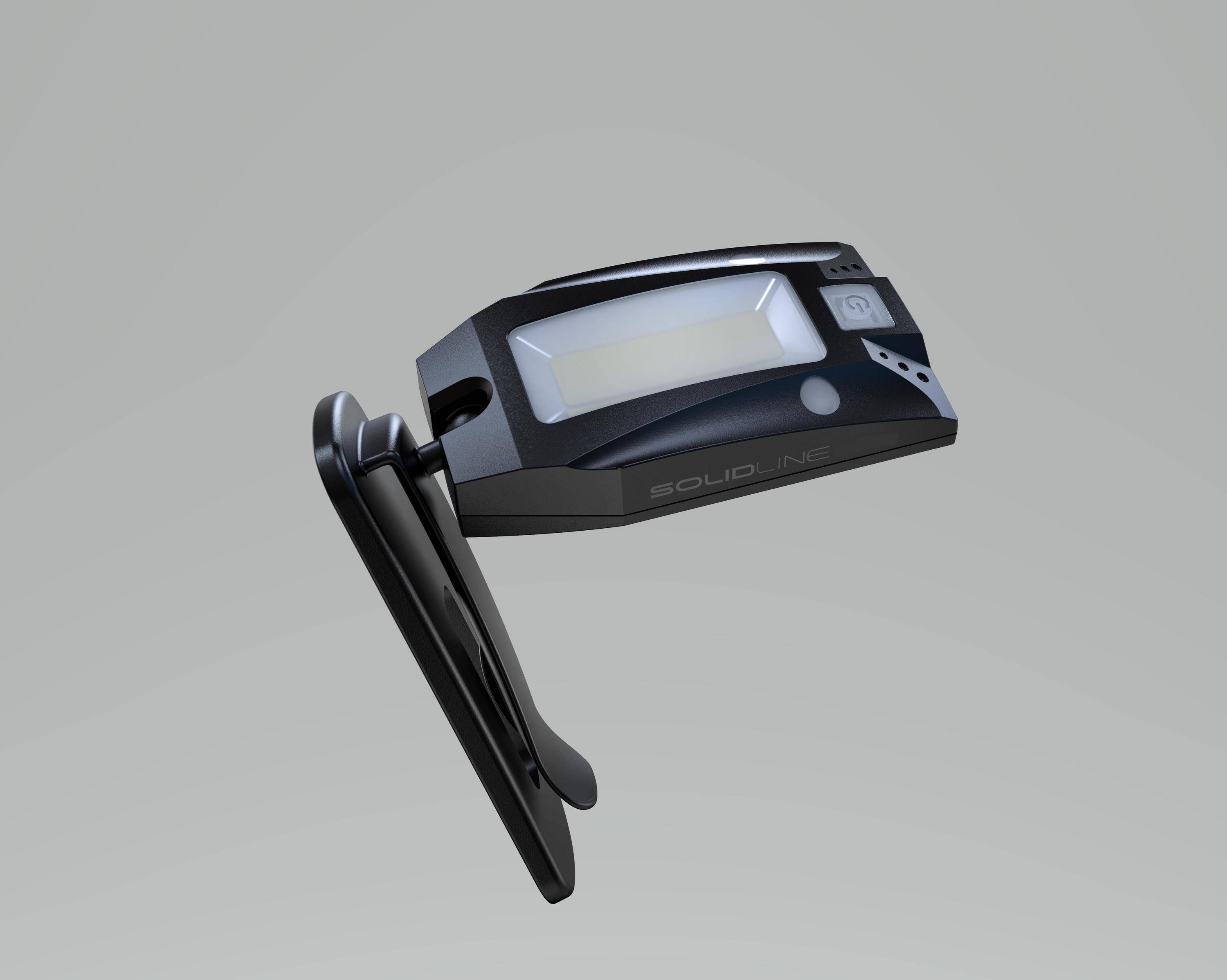 Solidline SC4R LED Clip-Leuchte, wiederaufladbar, 200 Lumen, 75 Stunden Leuchtdauer, inkl.-3
