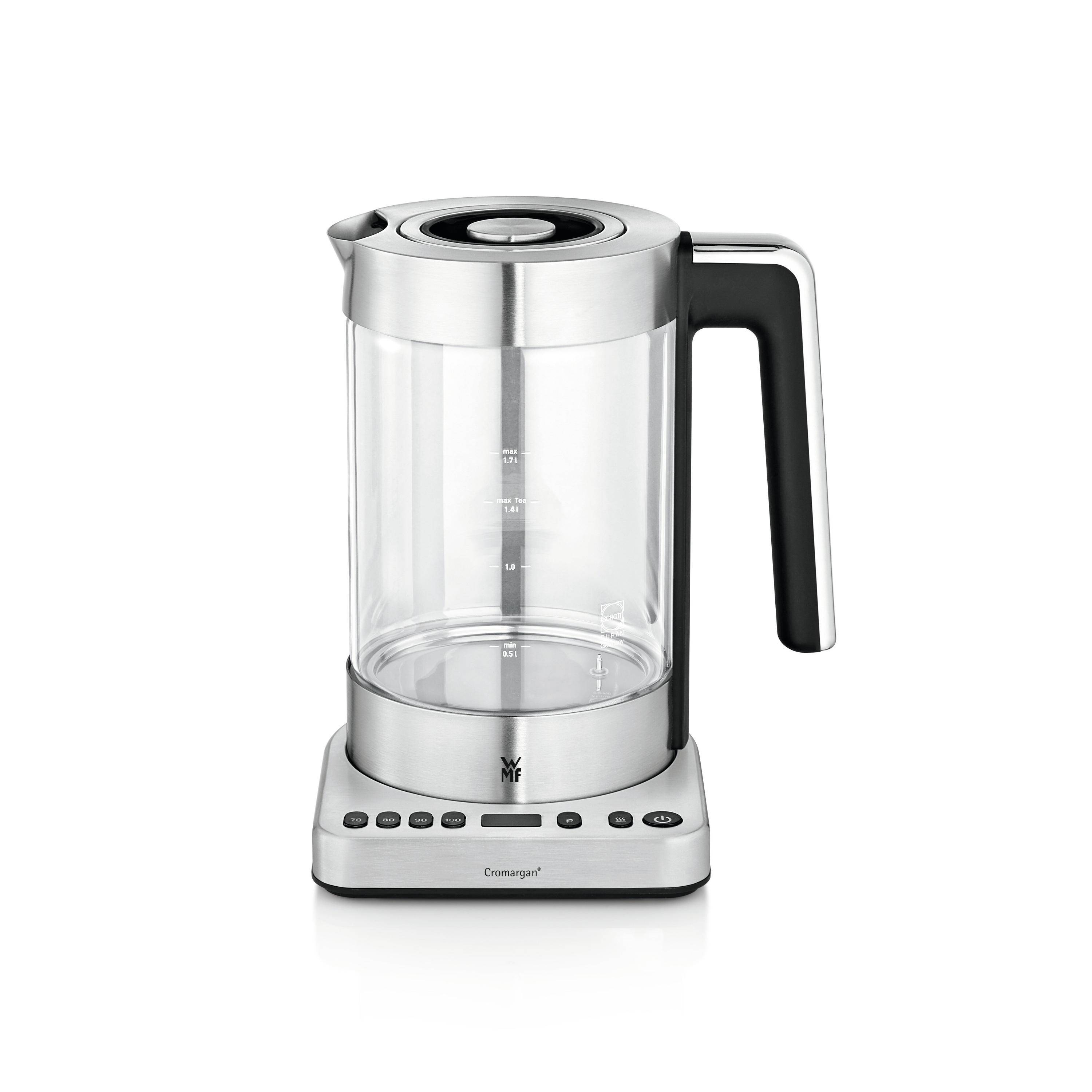 WMF LONO Tee 1.7l 3000W Schwarz - Edelstahl - Transparent Wasserkocher-0