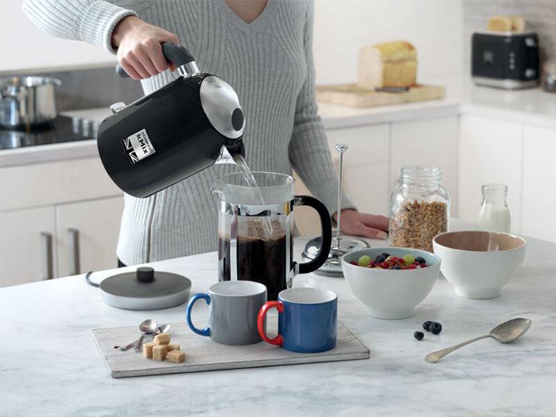 Kenwood ZJX650BK, 1 l, 2200 W, Schwarz, Metall, Wasserstandsanzeige, Drahtlos-1