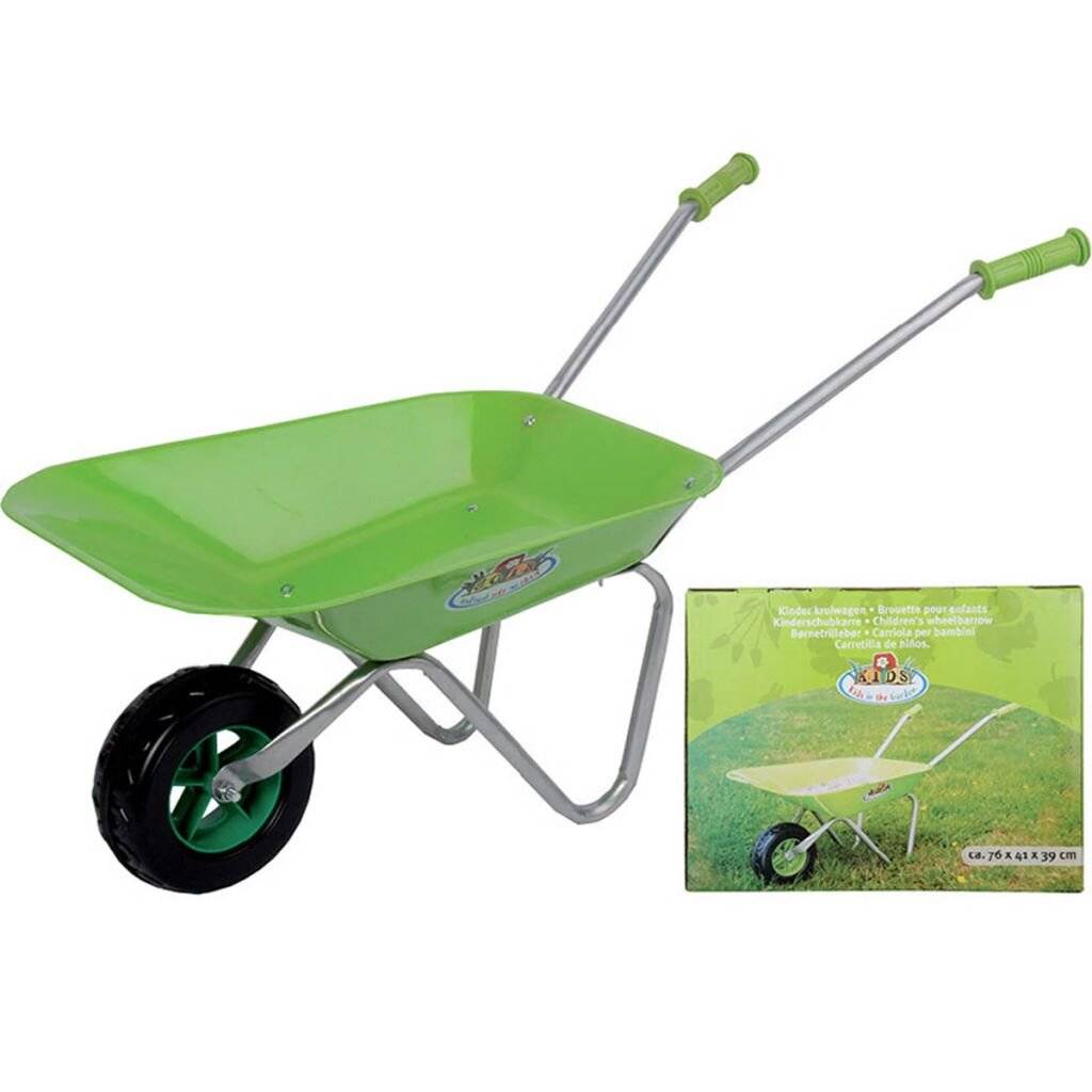 ESSCHERT DESIGN Kinder-Schubkarre 6,5l 76x41x39cm grün-0