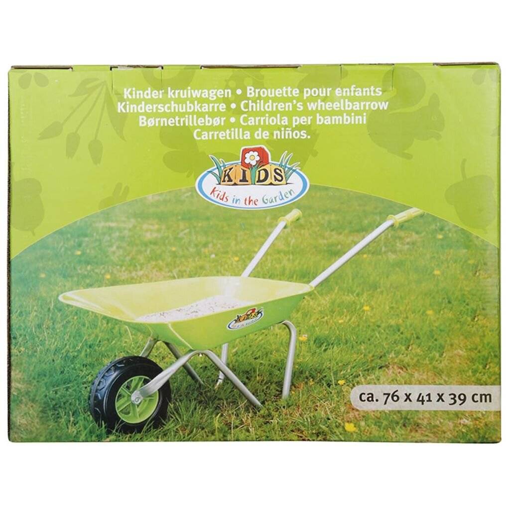 ESSCHERT DESIGN Kinder-Schubkarre 6,5l 76x41x39cm grün-6