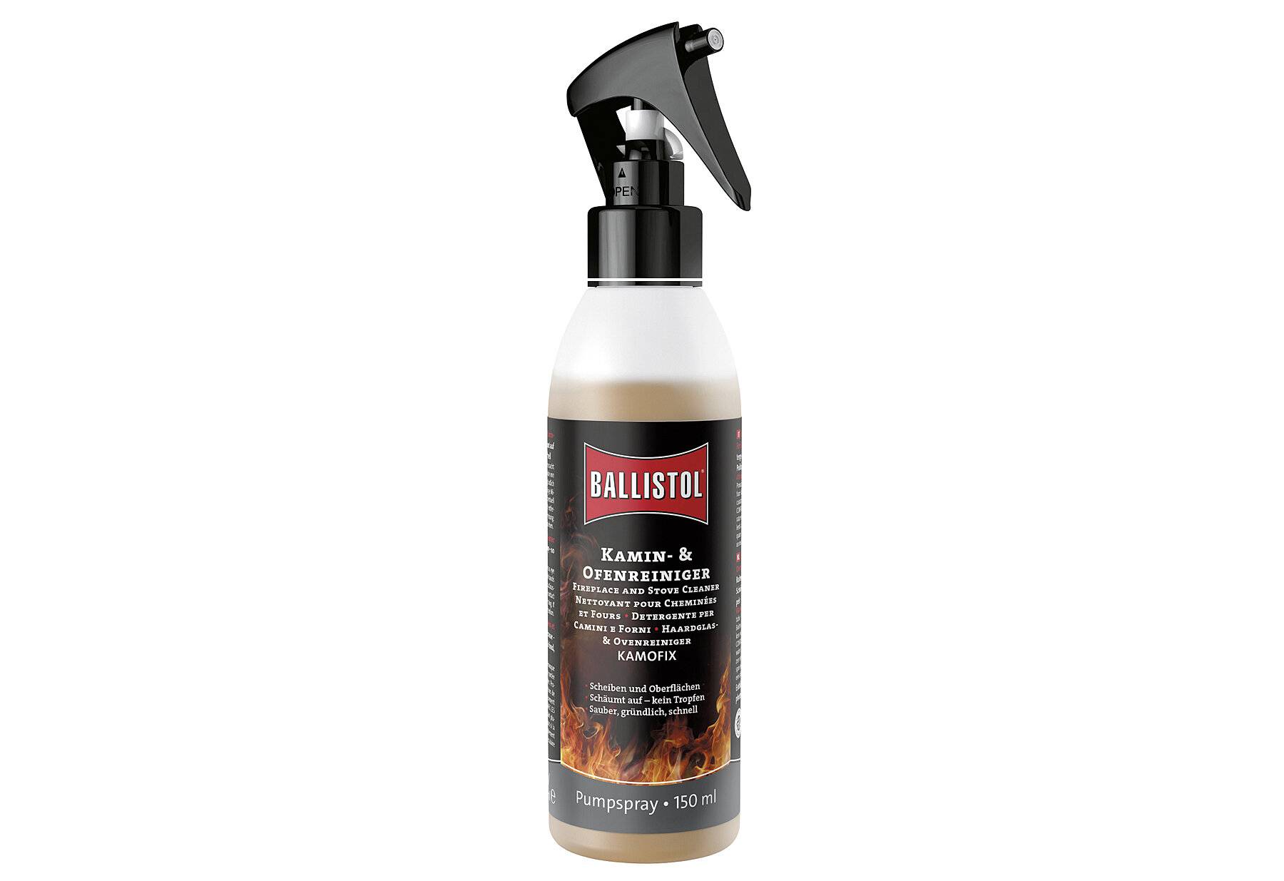 BALLISTOL Kamin- und Ofenreiniger Kamofix Pumpspray 150ml