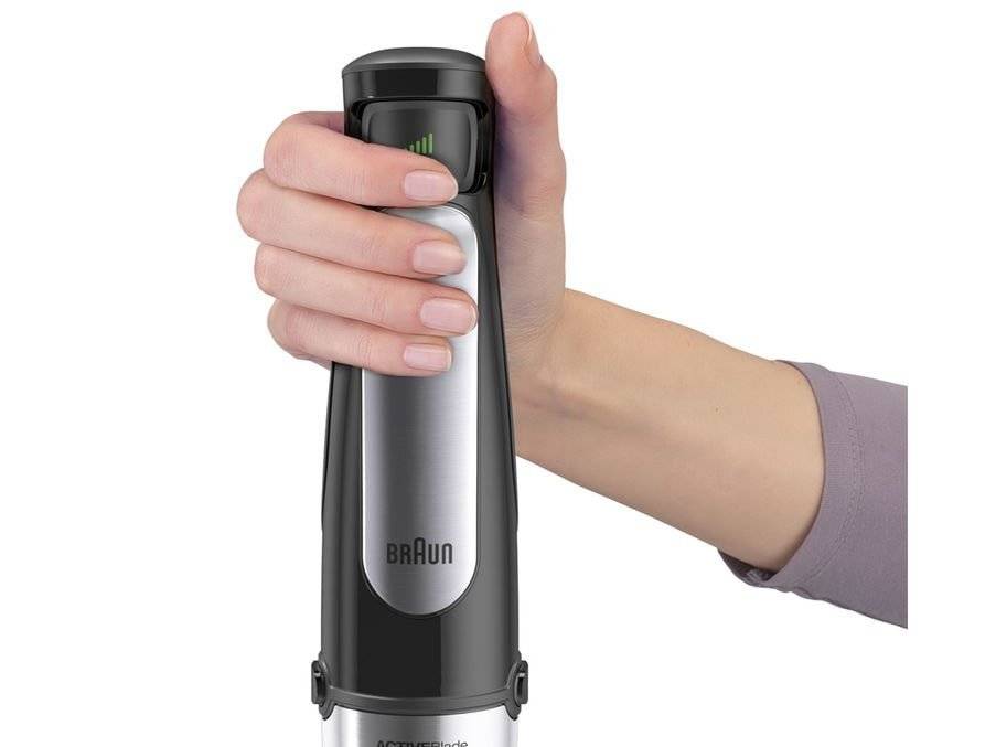 Braun MQ 7025X, Pürierstab, 0,6 l, 1,2 m, 1000 W, Schwarz, Edelstahl-3