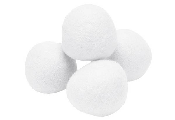 Io Nova ® Trocknerbälle aus Schafwolle - Trocknerkugeln für sanfte und leise Trocknung | 4er