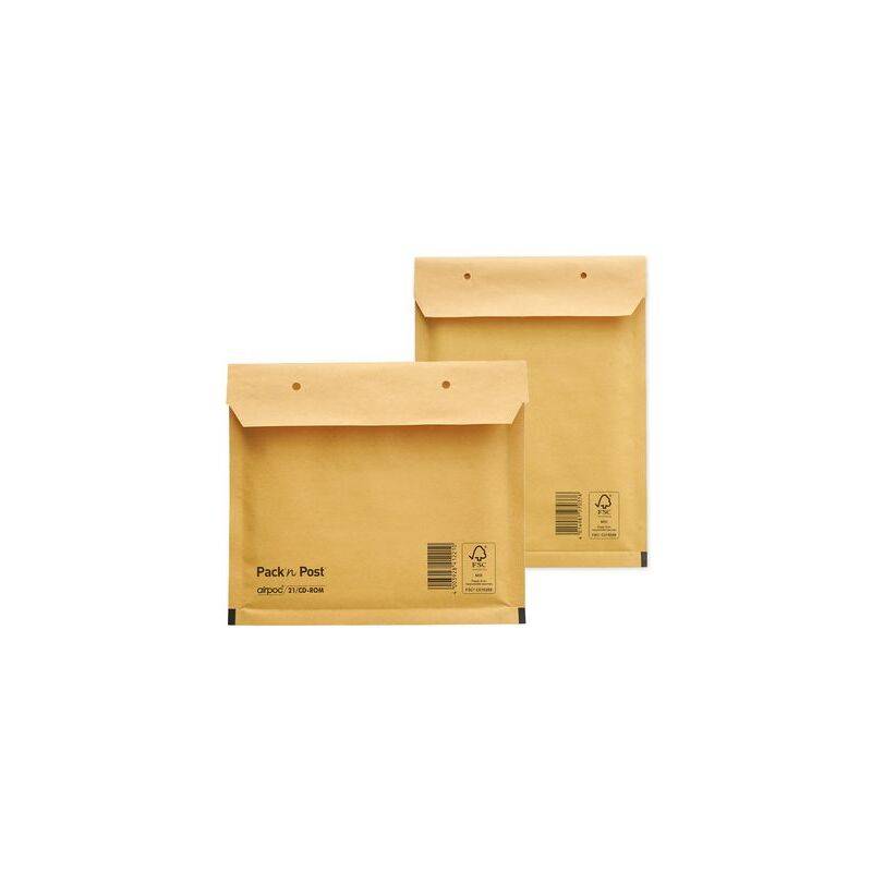 MAILmedia Luftpolster-Versandtaschen, Typ 12/B, braun, 8 g