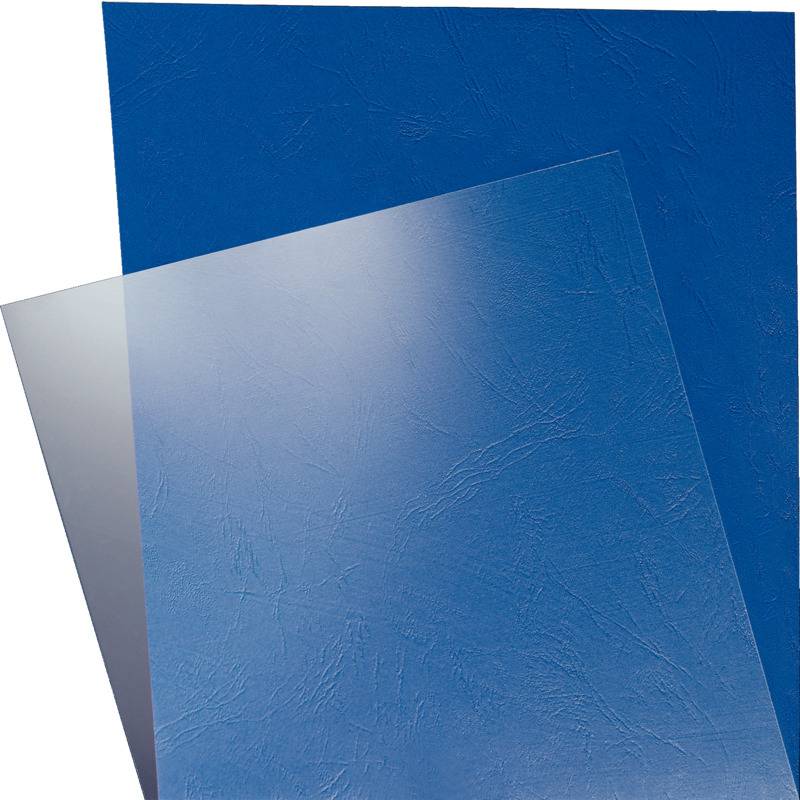 Deckblatt PVC 250mic tr 100 St./Pack. - Artikel: 125411500-0