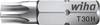 Wiha 01731 Torx-Bit TX 27x25mm m. Bohrung Form C 6,3 1/4" plus6 Torx-Bit Antrieb: 1/4" (6.3 mm) Abtrieb: TORX BO TB 25 25 mm