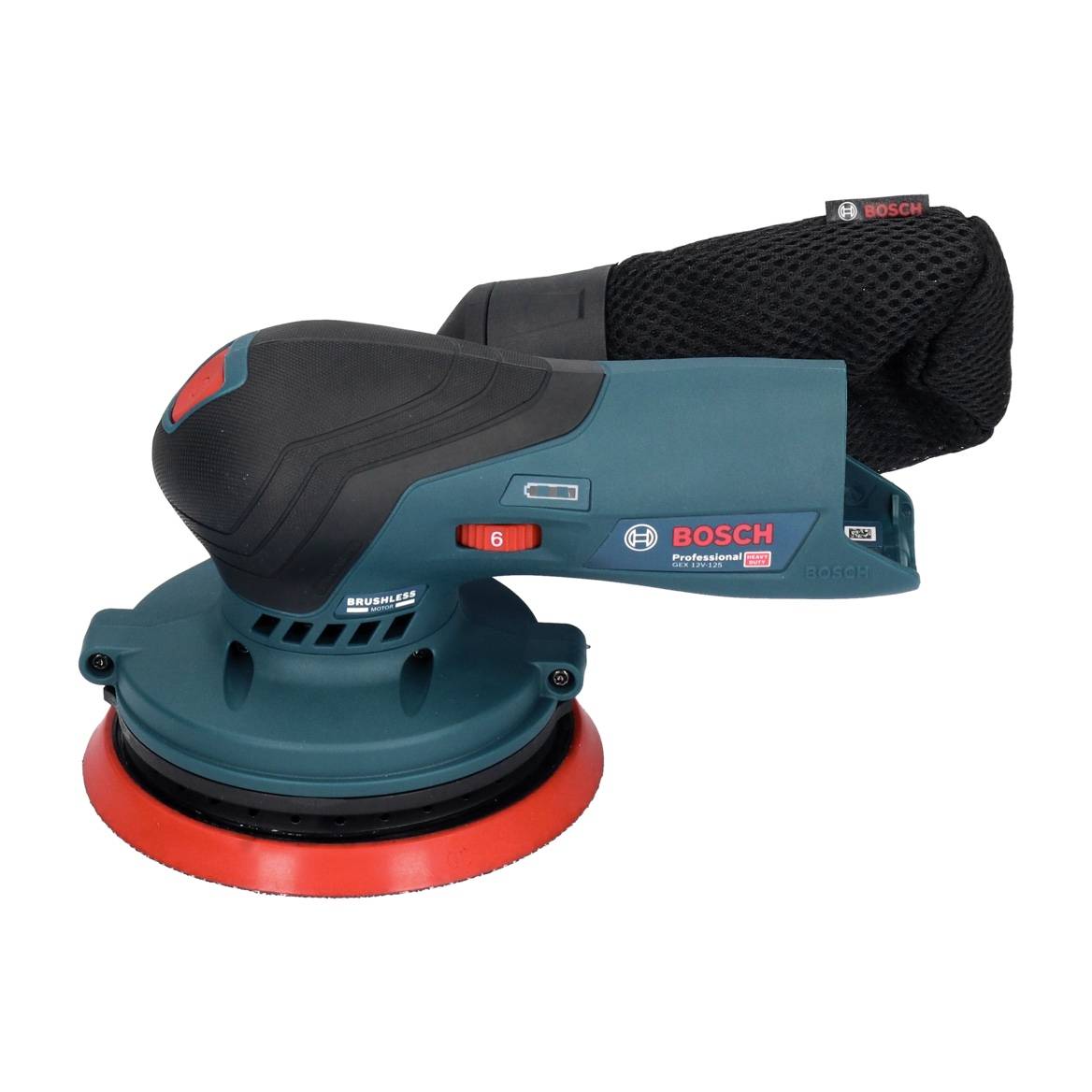 Bosch GEX 12V-125 Professional Akku Exzenterschleifer 12 V 125 mm Brushless + 1x Akku 3,0 Ah + L-Boxx - ohne Ladegerät-2