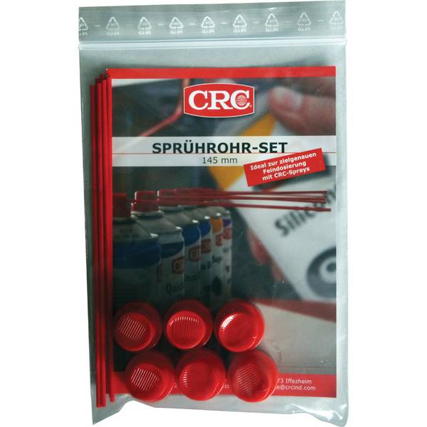 CRC Sprührohr-Set für CRC Spraydosen, 100 mm, rot
